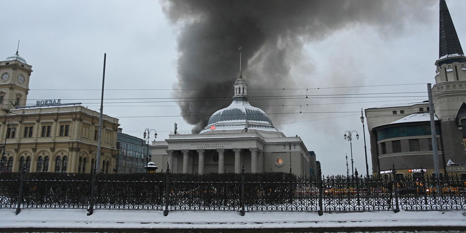 Пожар в районе Комсомольской площади в Москве  - ИноСМИ, 1920, 22.11.2022