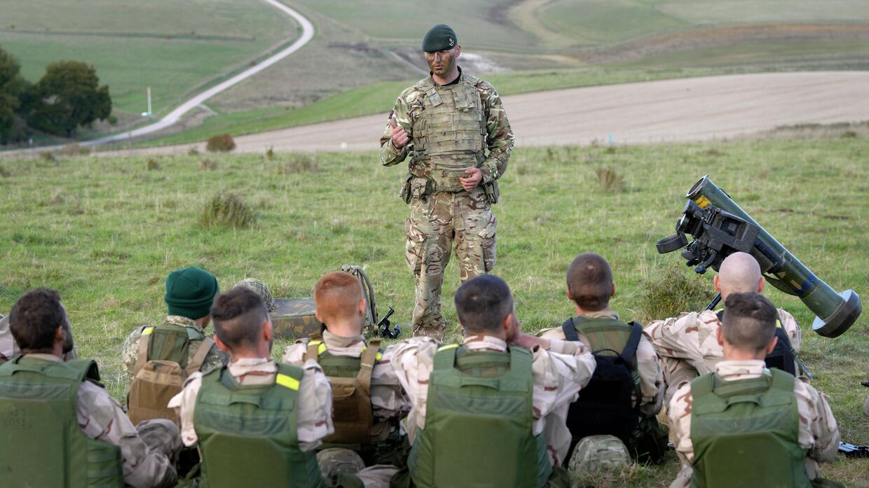 Обучение украинских солдат на военной базе в Великобритании. 12 октября 2022 года