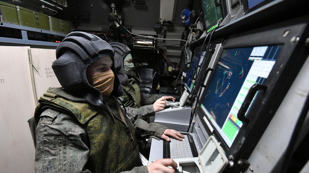Работа противовоздушной обороны России на Запорожском направлении