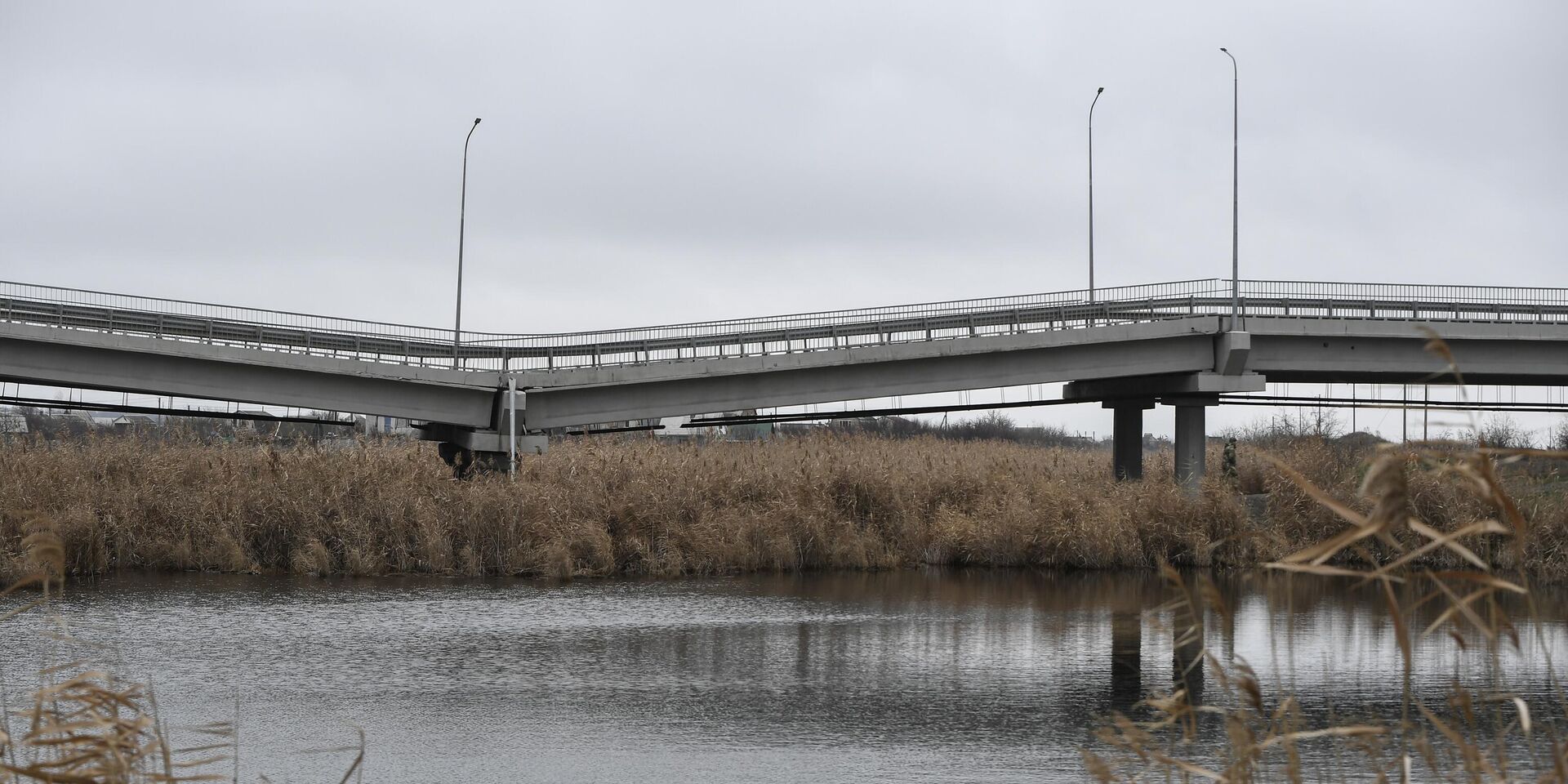 Ремонт подорванного моста на трассе Мелитополь – Бердянск - ИноСМИ, 1920, 05.05.2023