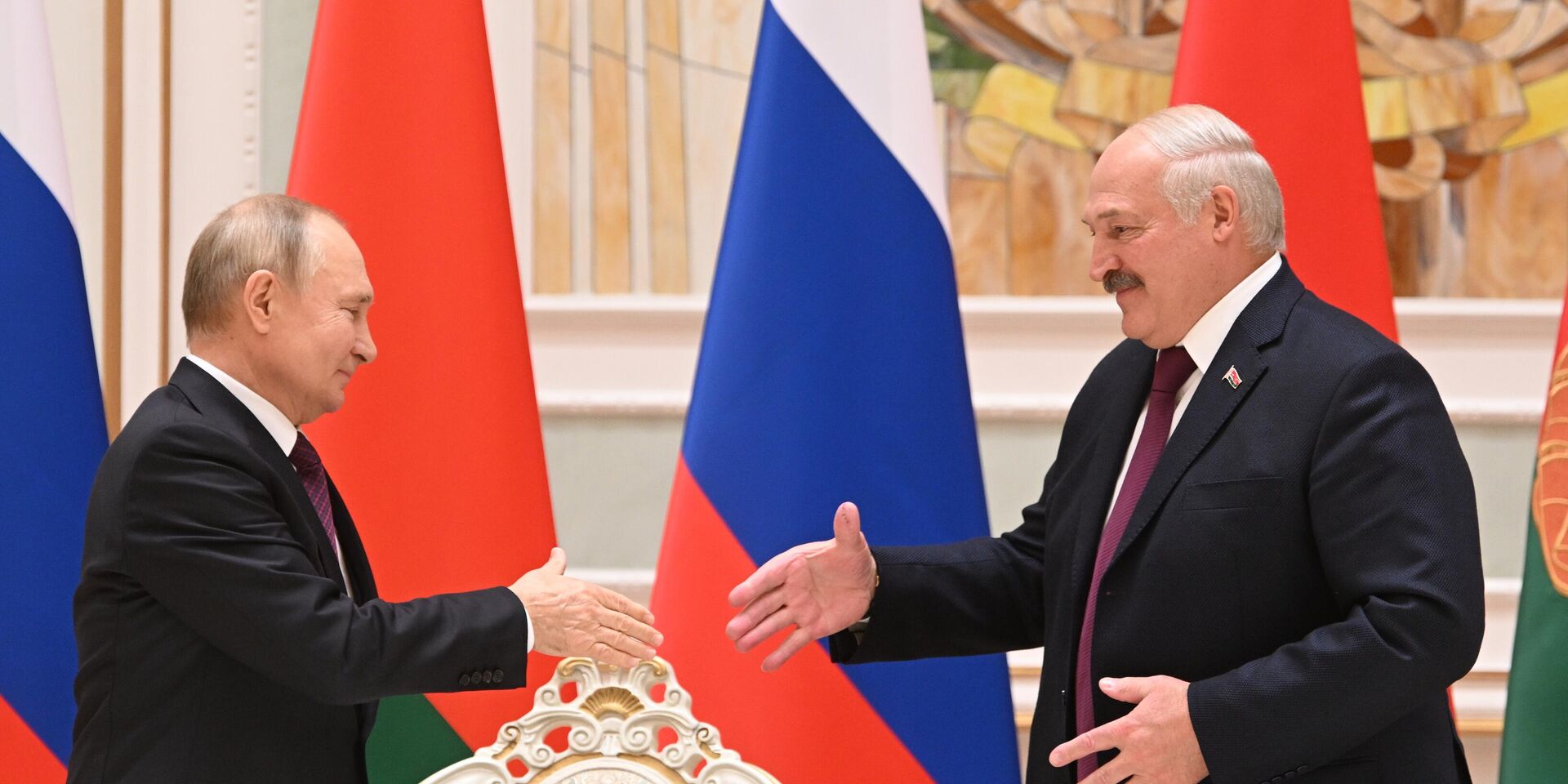 Президент РФ Владимир Путин и президент Белоруссии Александр Лукашенко - ИноСМИ, 1920, 05.02.2023