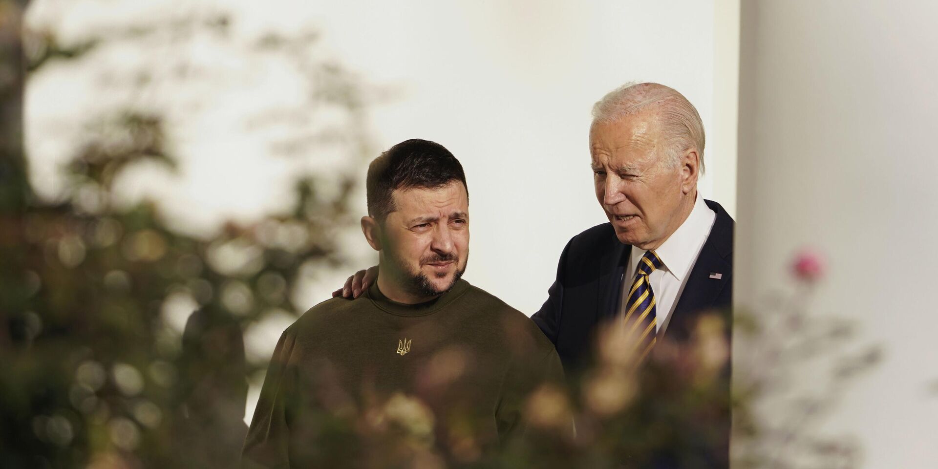 Президент США Джо Байден и президент Украины Владимир Зеленский во время встречи в Белом доме в Вашингтоне. 21 декабря 2022 года - ИноСМИ, 1920, 12.06.2023