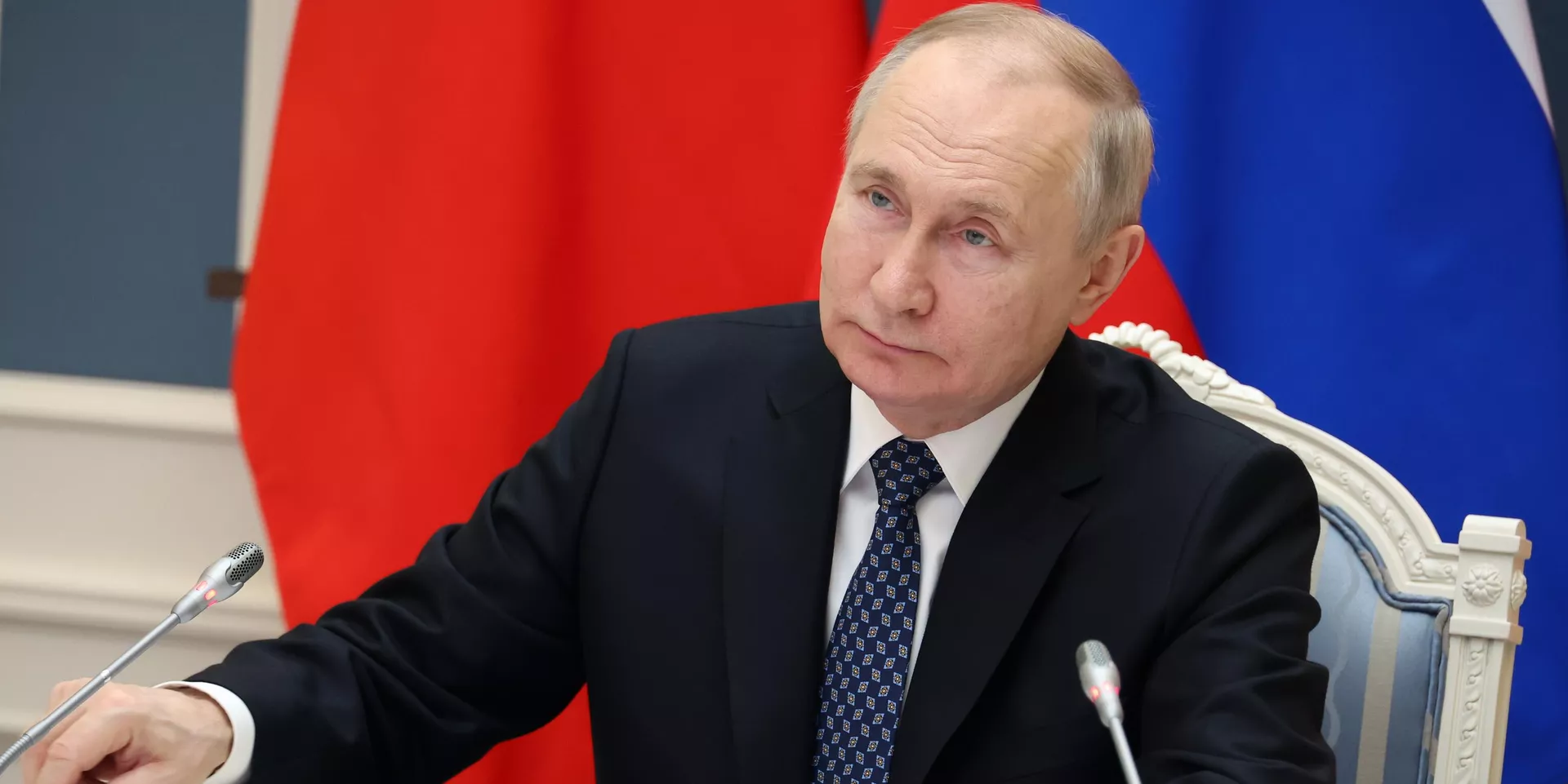 Президент РФ В. Путин провел переговоры с председателем КНР Си Цзиньпином Президент РФ В. Путин провел переговоры с председателем КНР Си Цзиньпином - ИноСМИ, 1920, 25.03.2023