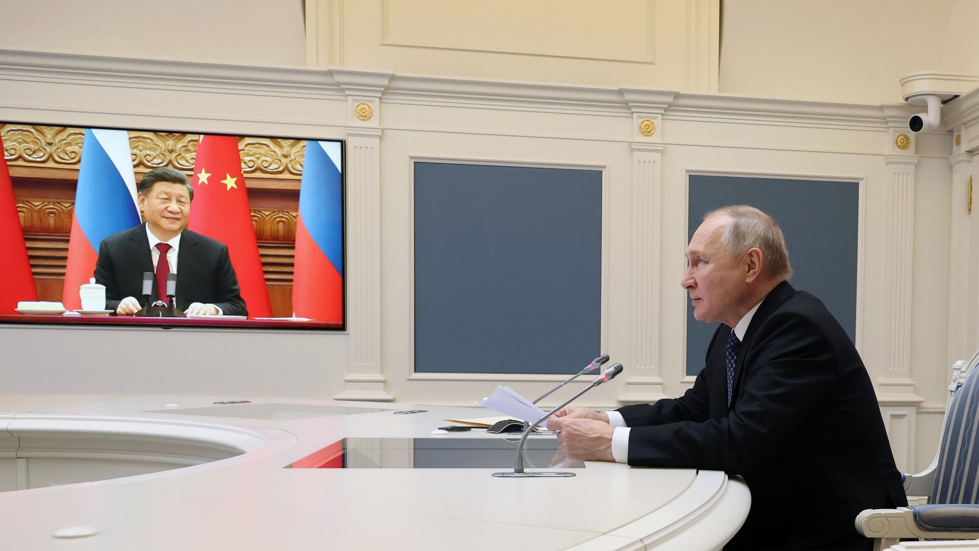 Президент РФ В. Путин провел переговоры с председателем КНР Си Цзиньпином - ИноСМИ, 1920, 12.01.2023