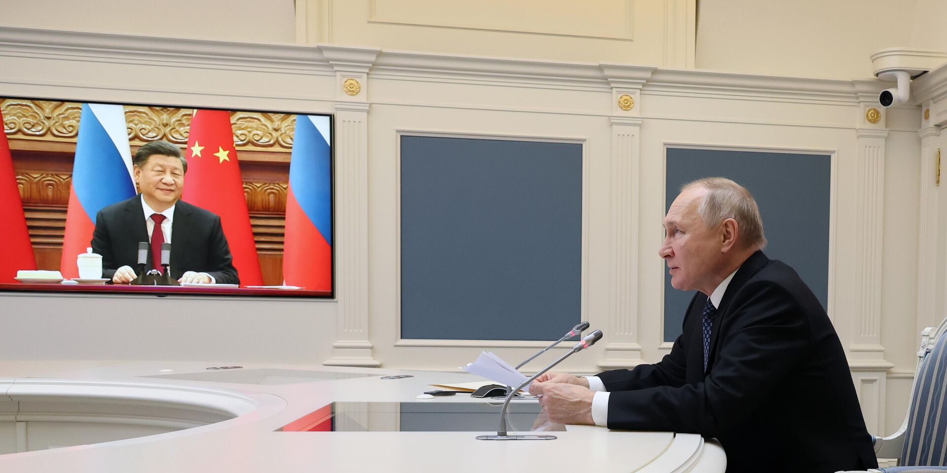 Президент РФ В. Путин провел переговоры с председателем КНР Си Цзиньпином - ИноСМИ, 1920, 30.12.2022