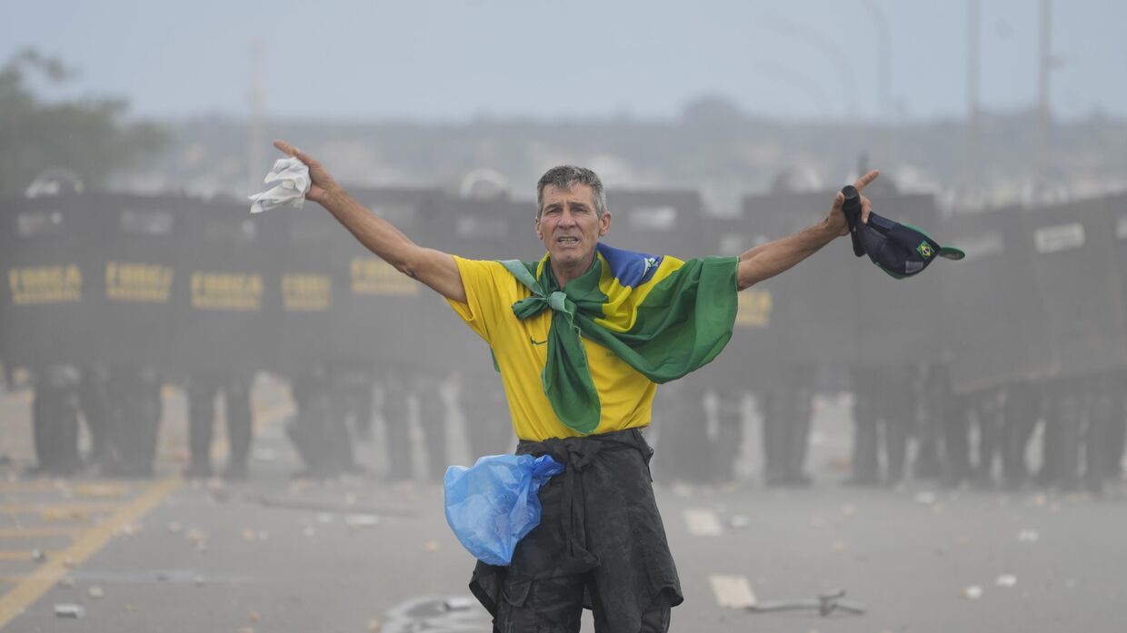 Беспорядки в Бразилиа, Бразилия. 8 января 2023 года