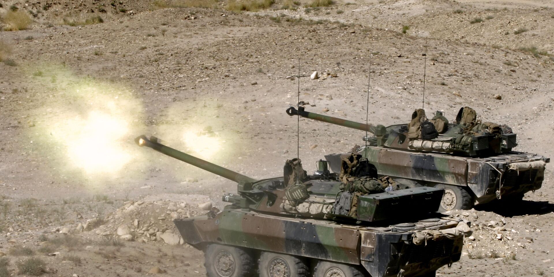 Французские тяжёлые бронеавтомобили AMX-10RC в Афганистане. 2010 год - ИноСМИ, 1920, 09.01.2023