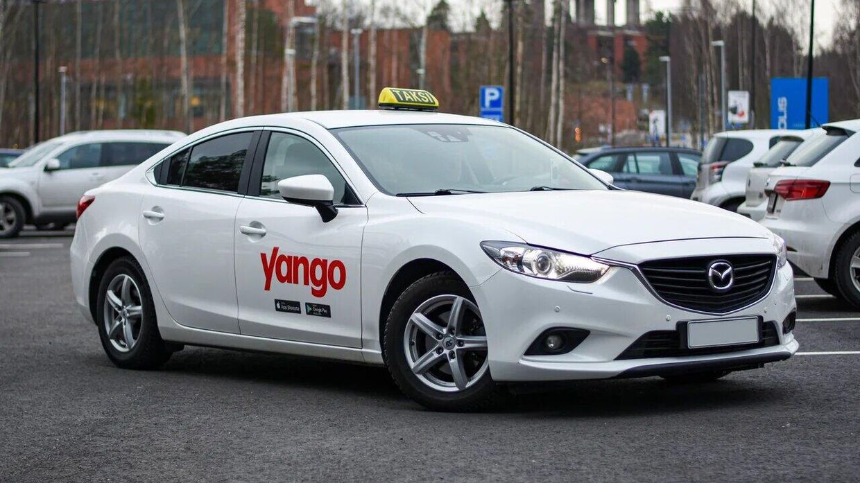 Автомобиль сервиса Yango в Финляндии