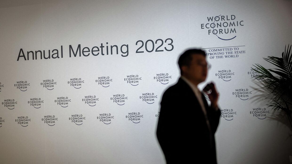 Всемирный экономический форум в Давосе, 16 января 2023 года.