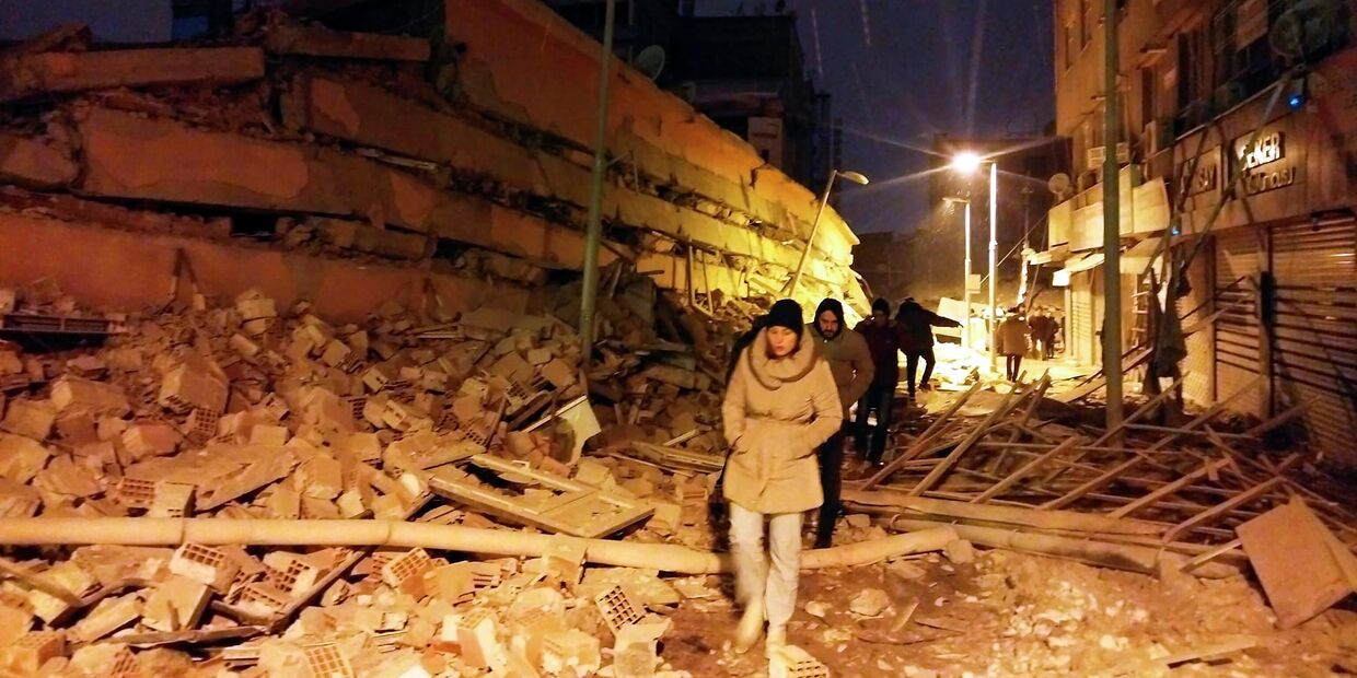 Последствия землетрясения в Малатье, Турция. 6 февраля 2023 года