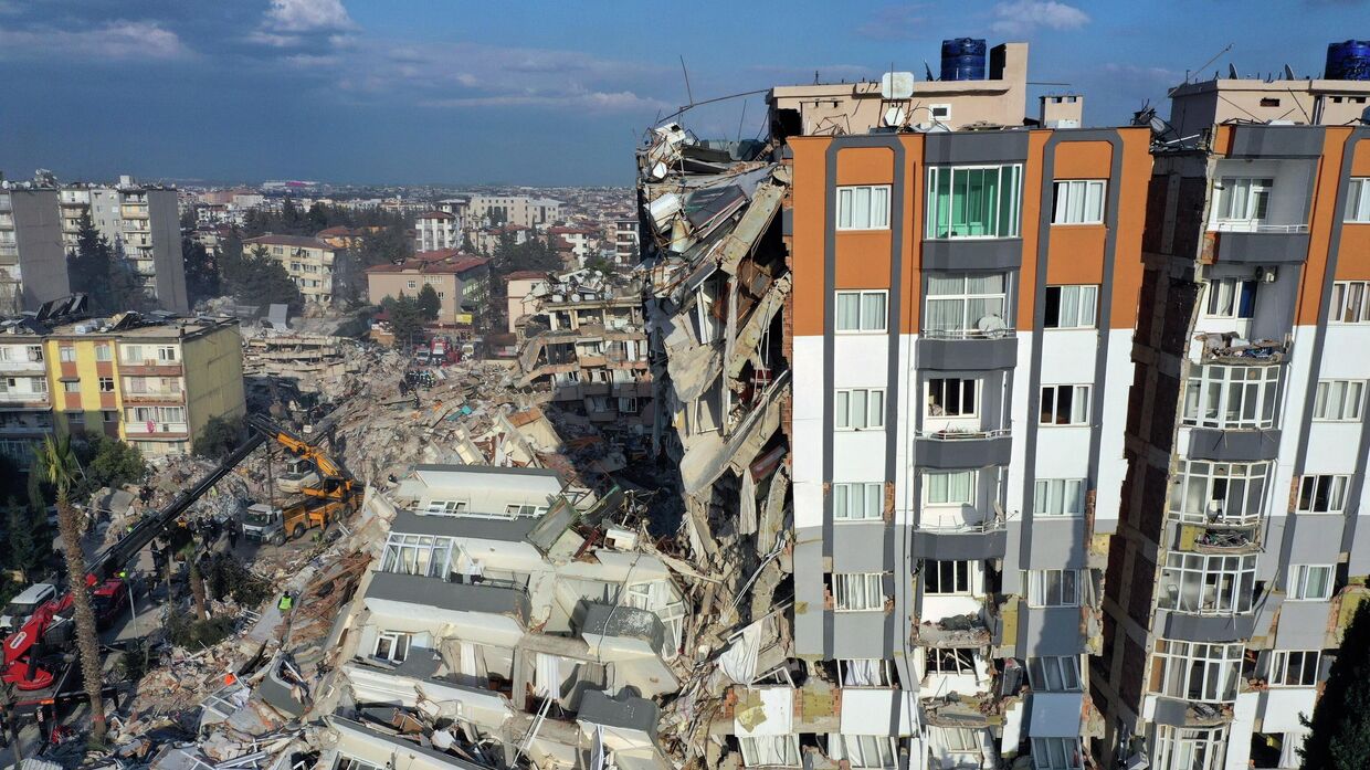 Последствия землетрясения в Антакья, Турция