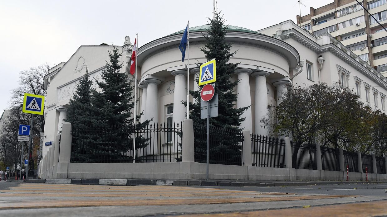  Здание посольства Австрии в Москве.