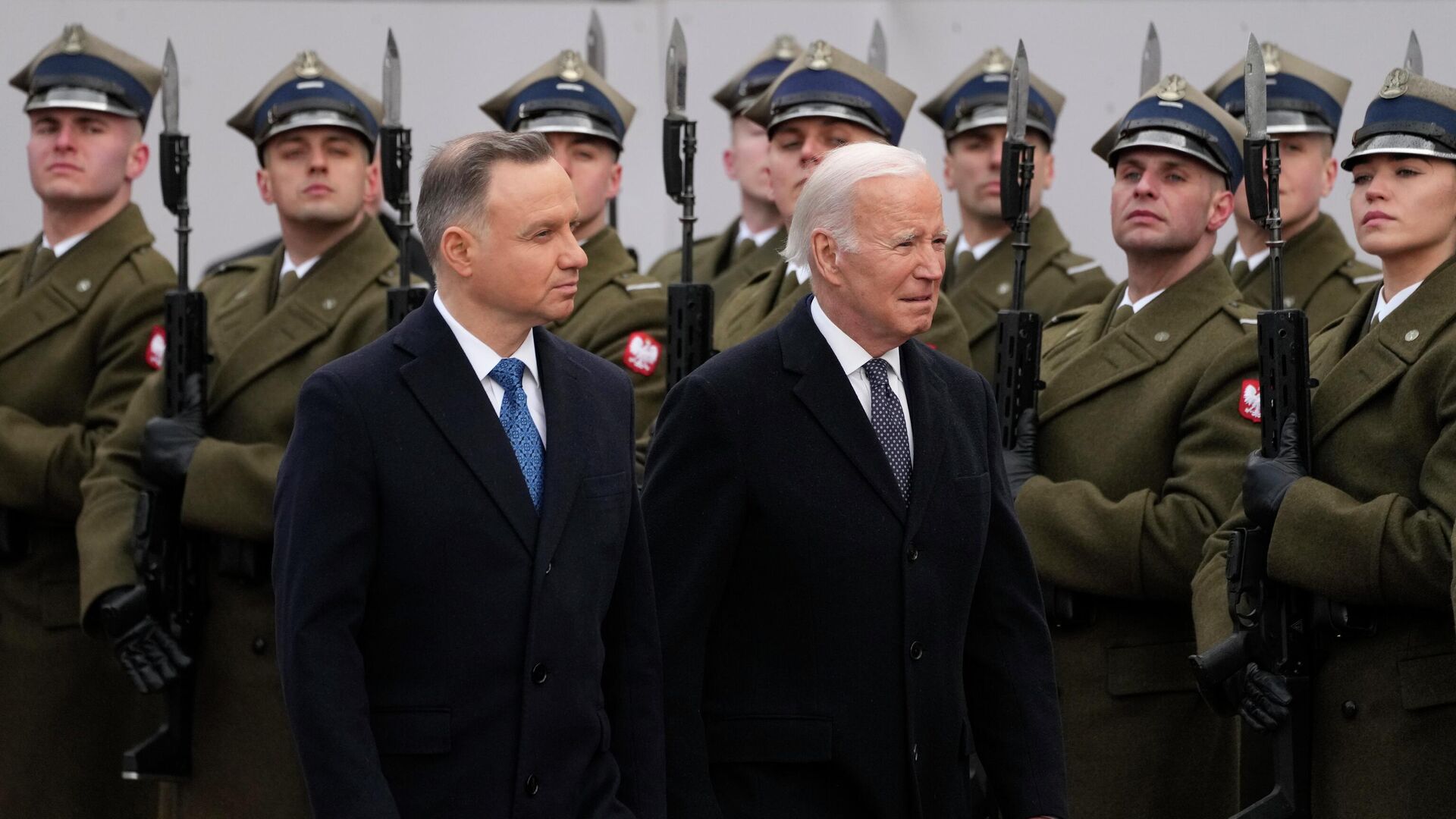 Президент Польши Анджей Дуда и президент США Джо Байден в Варшаве, Польша. 21 февраля 2023 года - ИноСМИ, 1920, 19.04.2023