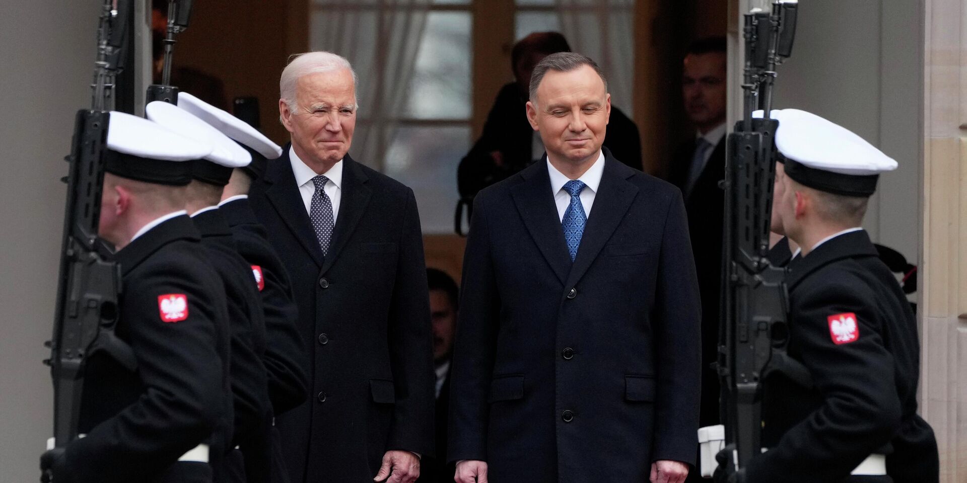 Президент Польши Анджей Дуда и президент США Джо Байден в Варшаве, Польша. 21 февраля 2023 года - ИноСМИ, 1920, 01.03.2023