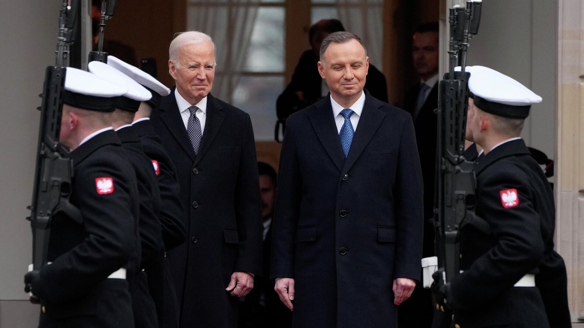 Президент Польши Анджей Дуда и президент США Джо Байден в Варшаве, Польша. 21 февраля 2023 года - ИноСМИ, 1920, 01.03.2023