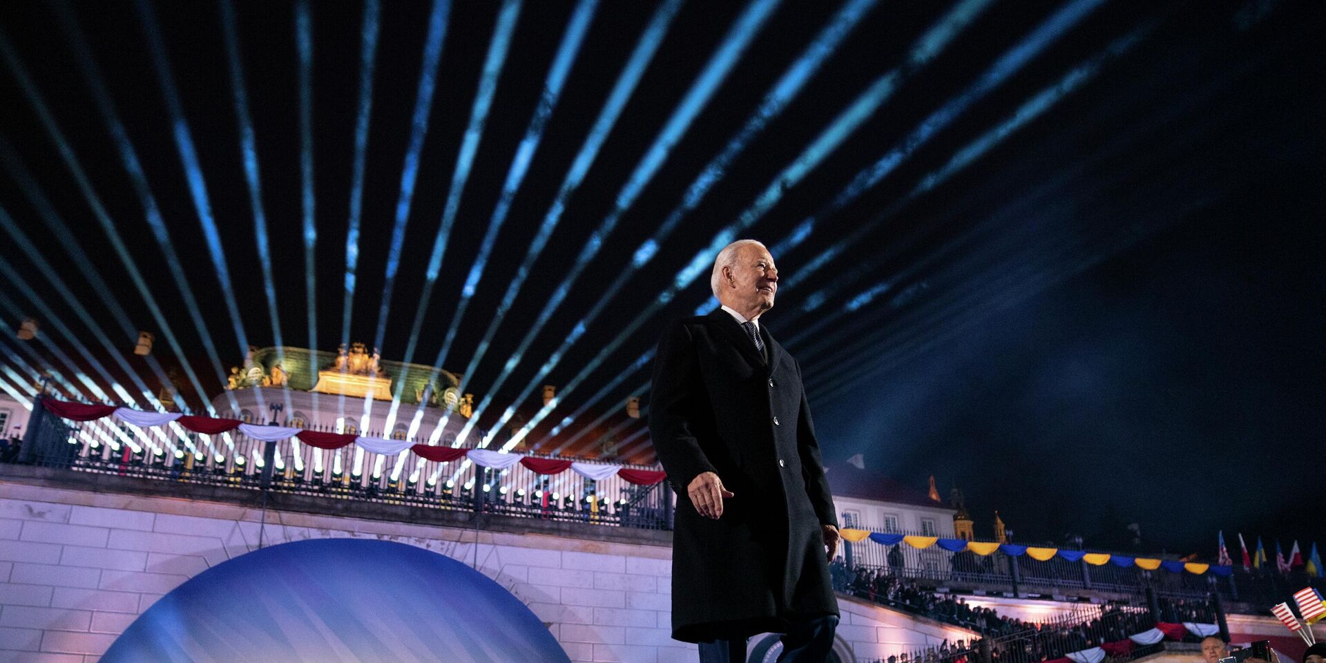 Президент США Джо Байден выступает в Варшаве, Польша. 21 февраля 2023 года - ИноСМИ, 1920, 22.02.2023
