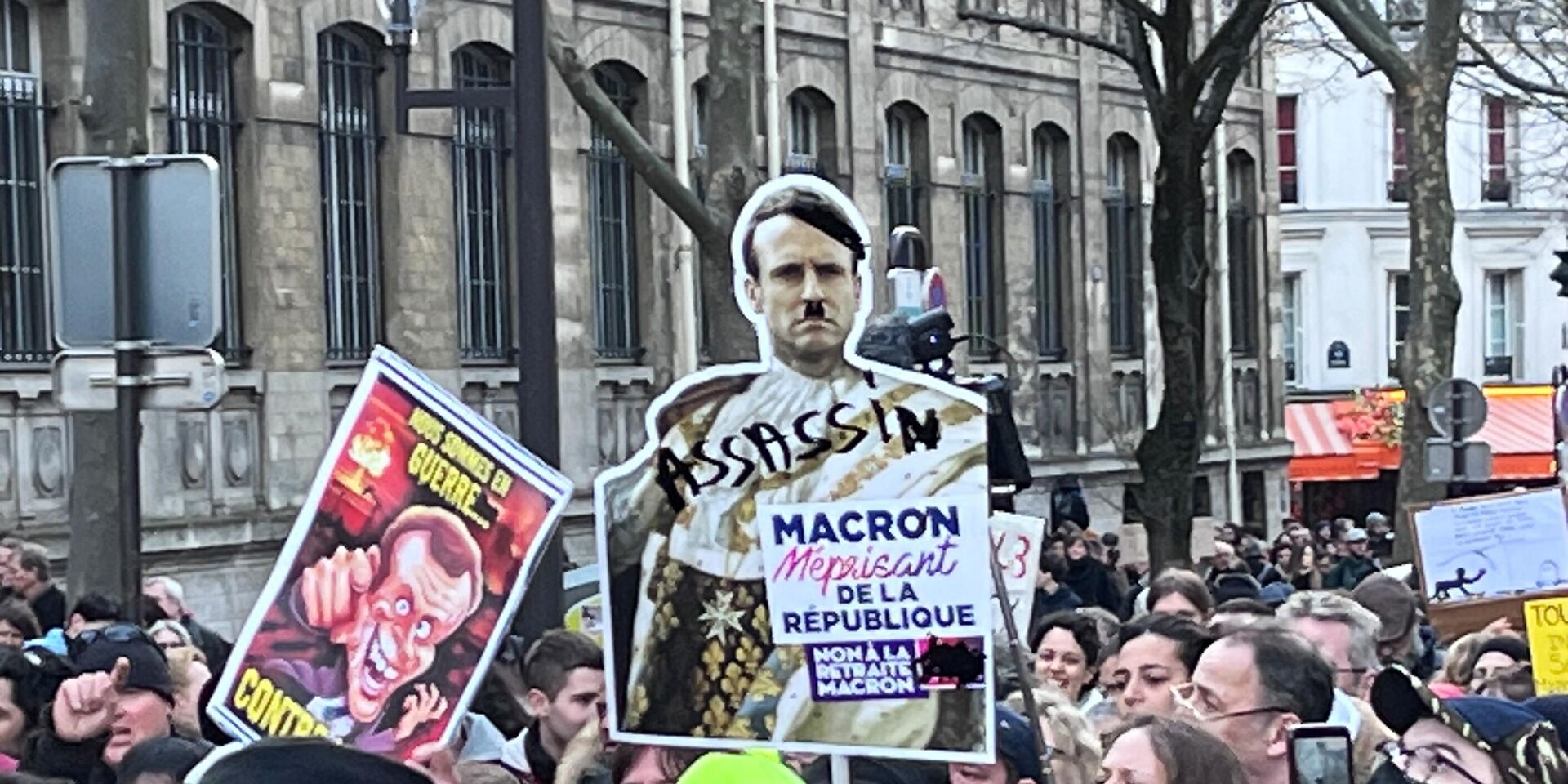 Протесты против пенсионной реформы продолжаются в Париже - ИноСМИ, 1920, 17.03.2023