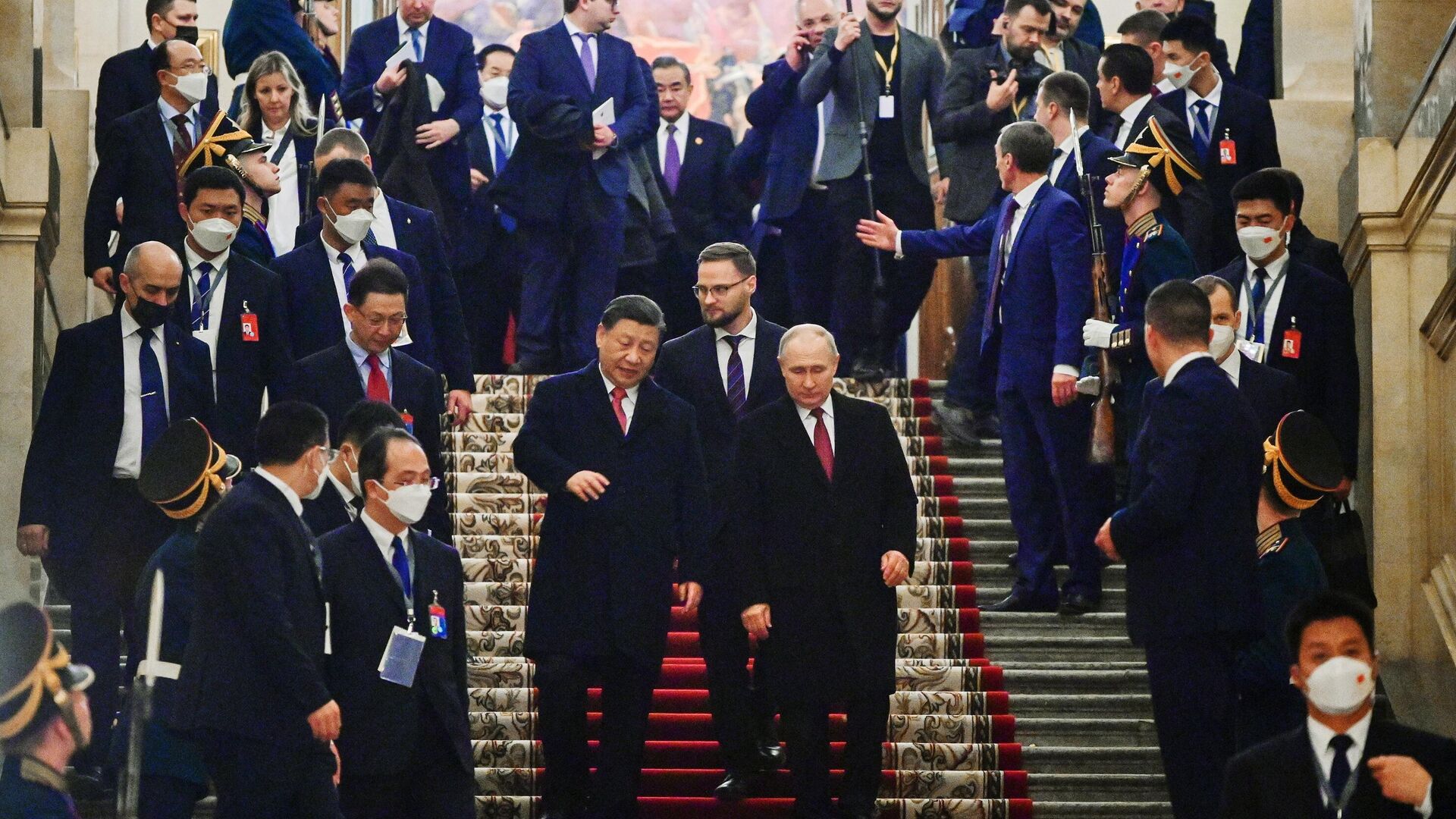 Встреча президента РФ В. Путина и председателя КНР Си Цзиньпина - ИноСМИ, 1920, 15.04.2023