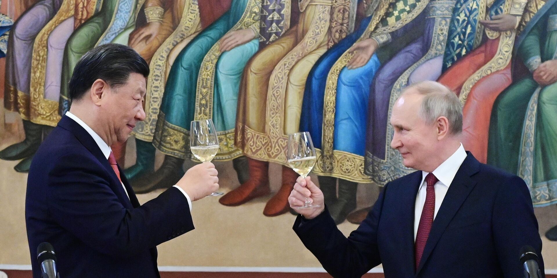 Встреча президента РФ В. Путина и председателя КНР Си Цзиньпина - ИноСМИ, 1920, 15.09.2023
