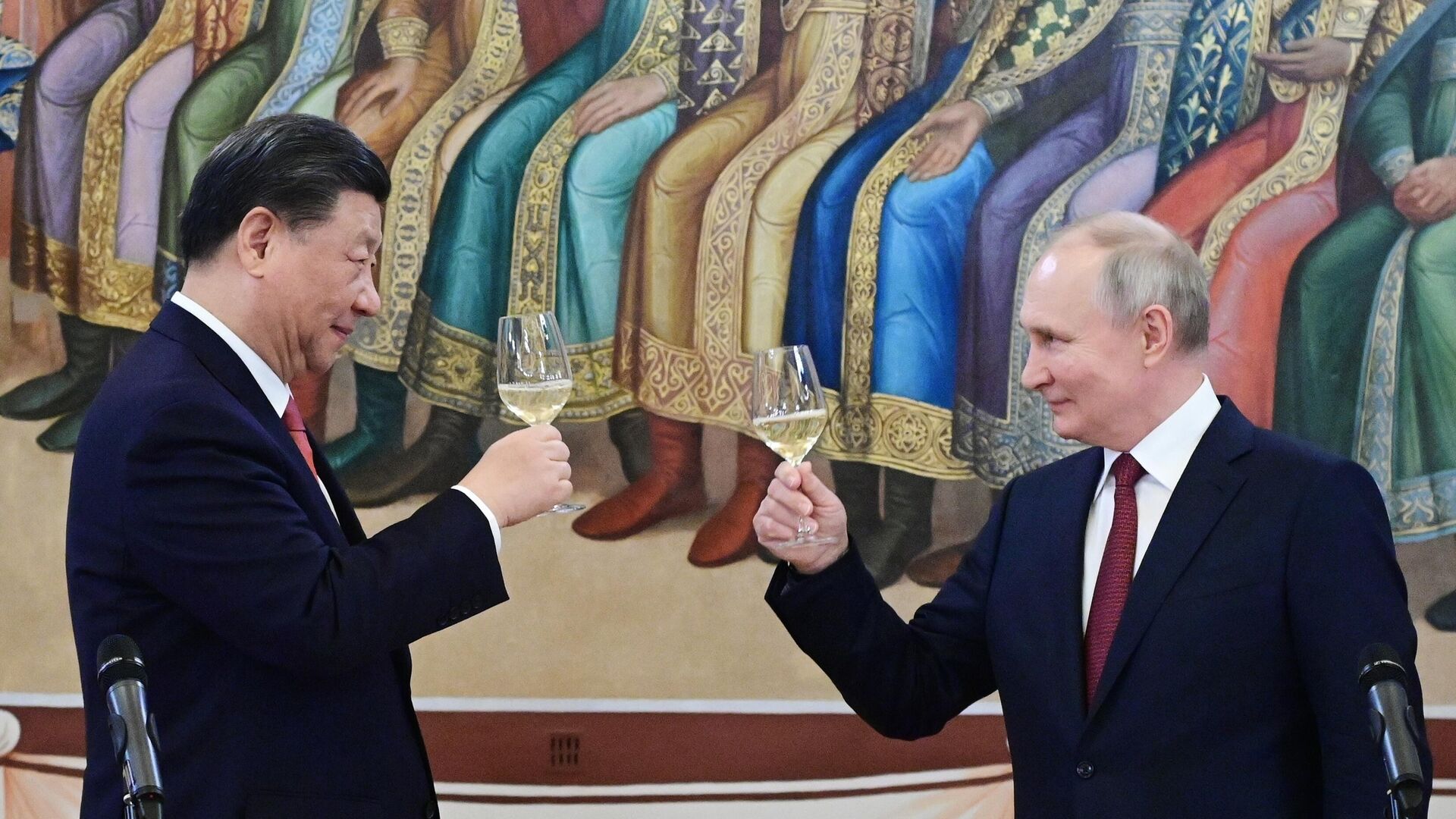 Встреча президента РФ В. Путина и председателя КНР Си Цзиньпина - ИноСМИ, 1920, 28.03.2023