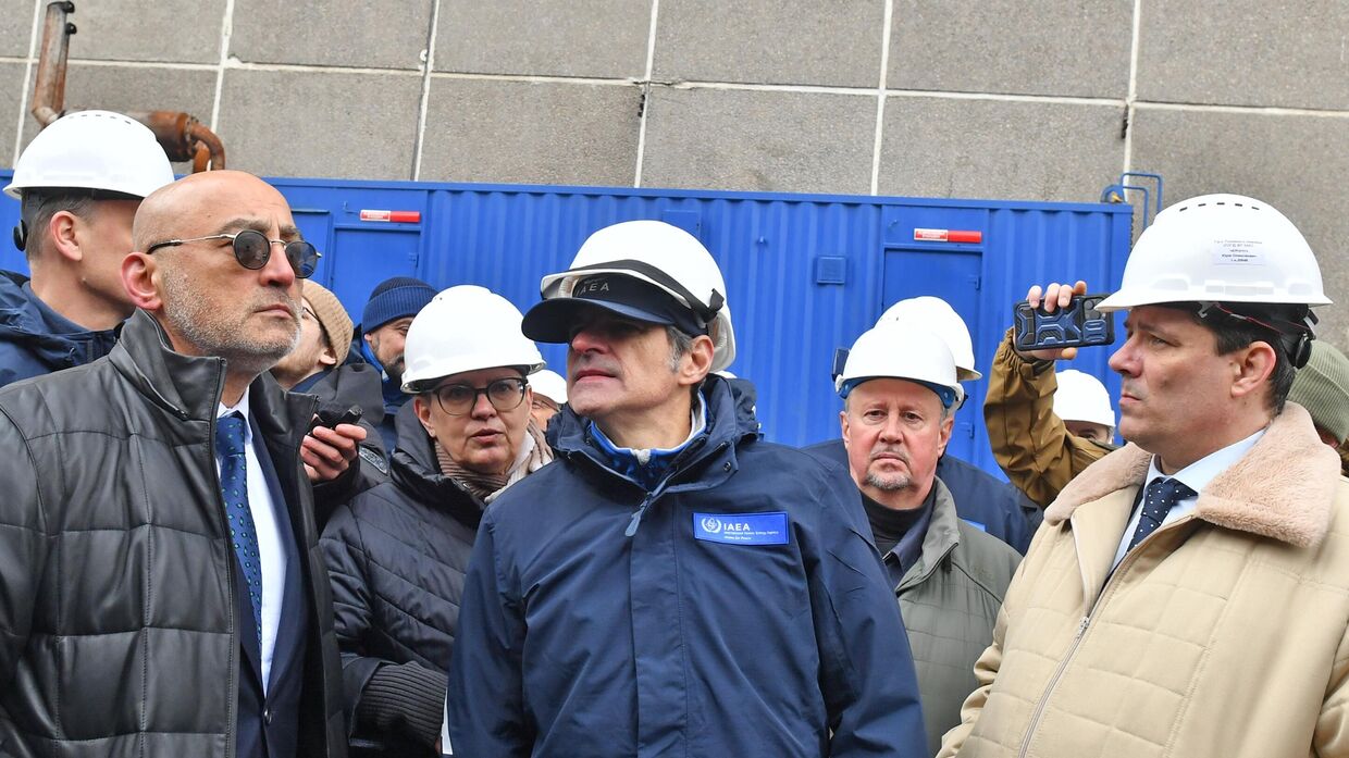 Визит главы МАГАТЭ Р. Гросси на Запорожскую АЭС