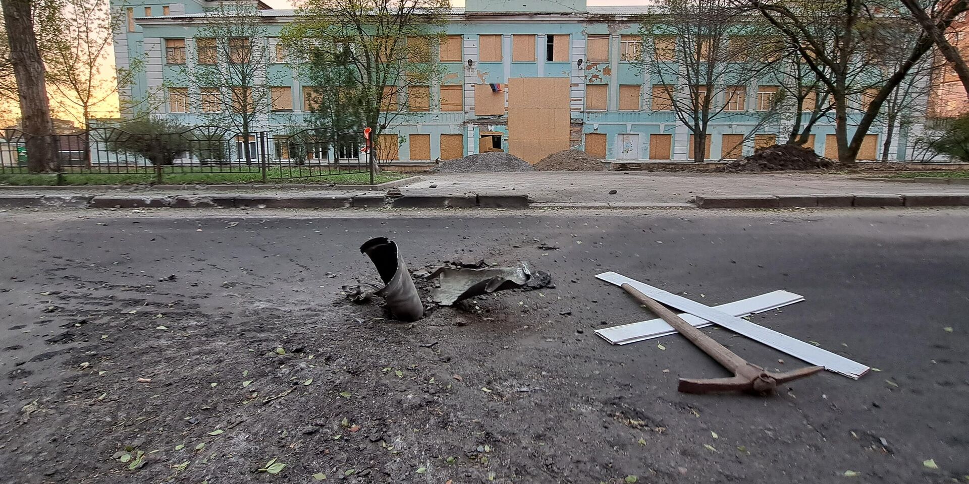Центр Донецка подвергся обстрелу со стороны ВСУ  в пасхальную ночь - ИноСМИ, 1920, 16.04.2023