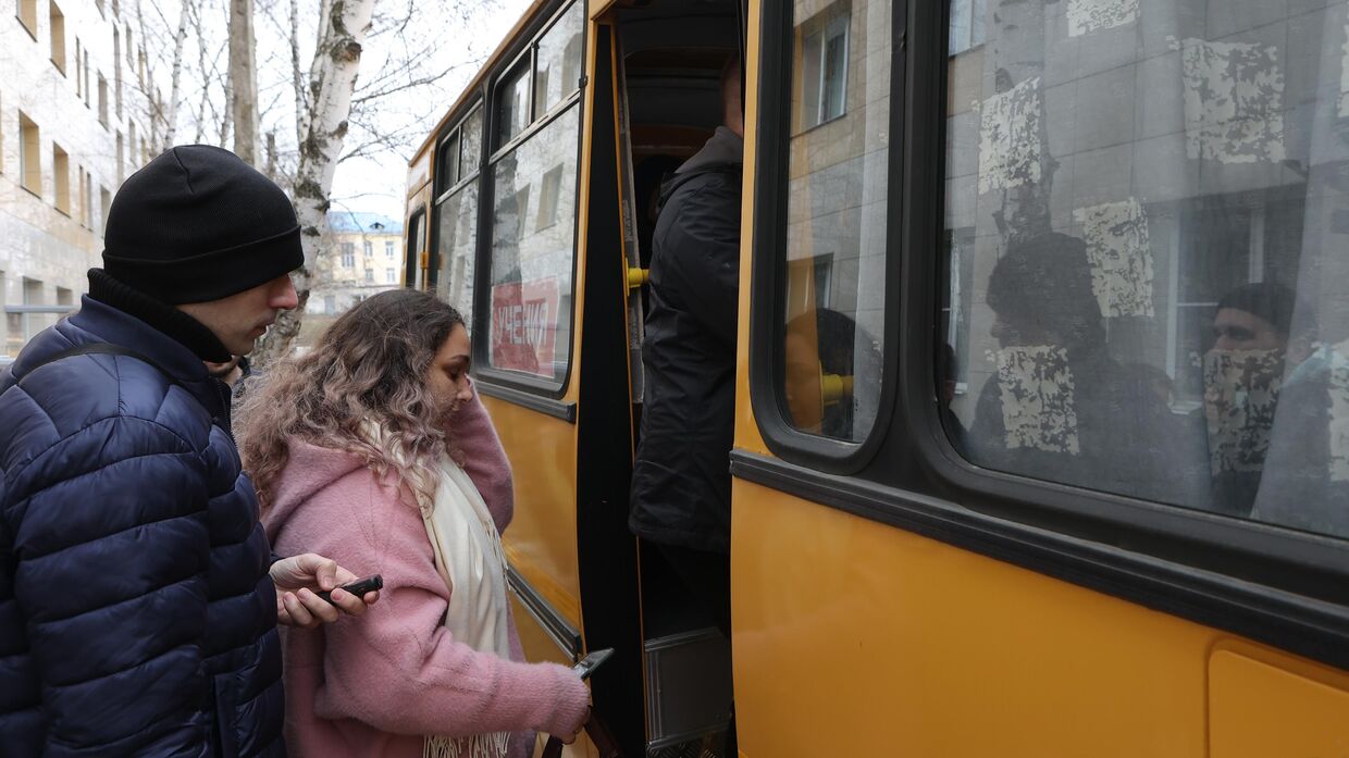Комплексные учения по работе общественного транспорта в случае ЧС в Белгородской области