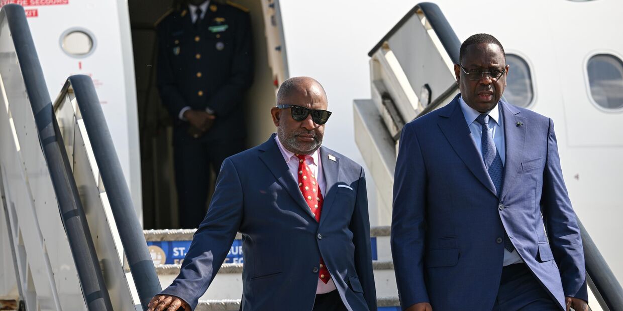 ПМЭФ-2023. Африканские лидеры прибыли в Санкт-Петербург для встречи с президентом РФ В. Путиным