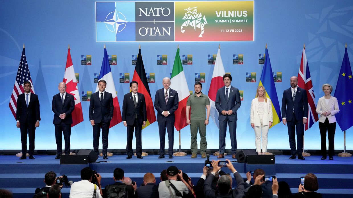 Участники саммита НАТО в Вильнюсе