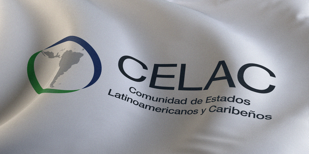 Флаг сообщества стран Латинской Америки и Карибского бассейна (СЕЛАК)