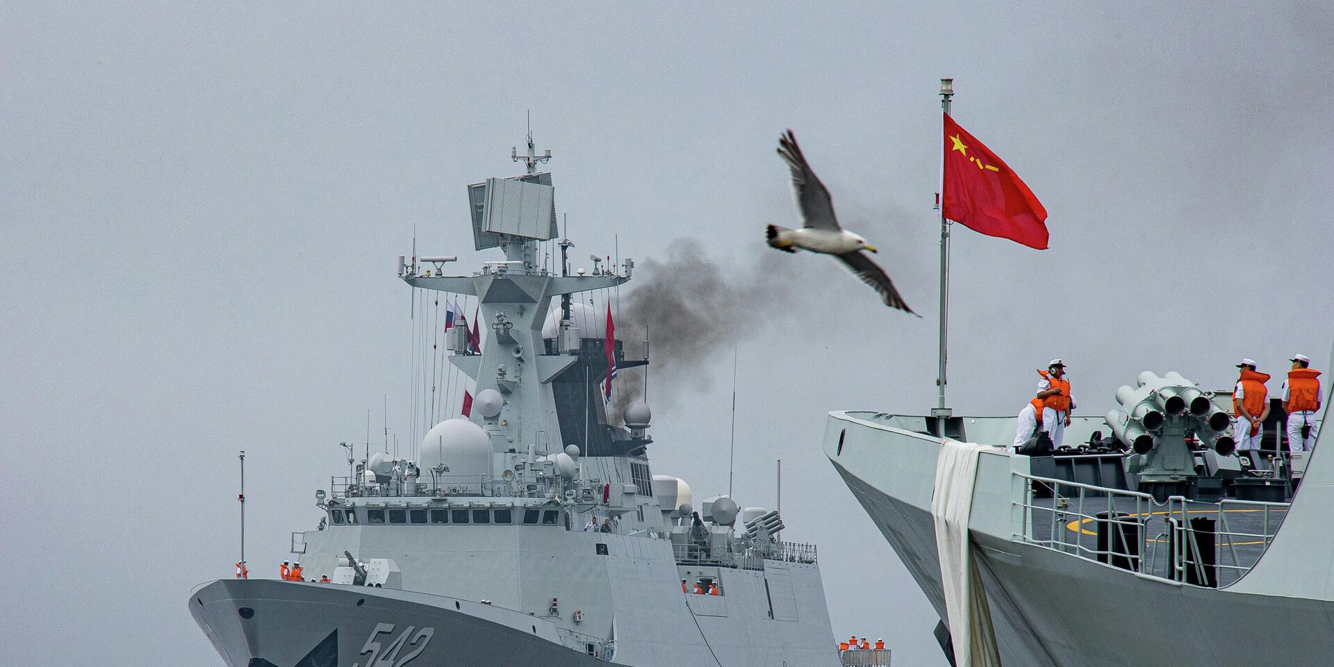 Корабли ВМС Китая прибыли во Владивосток после совместных российско-китайских учений - ИноСМИ, 1920, 23.08.2023