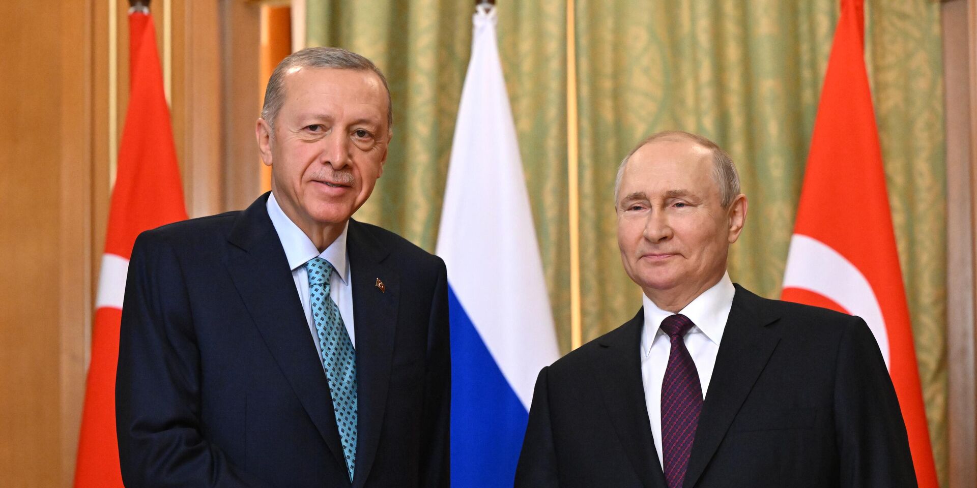 Президент РФ В. Путин провел переговоры с президентом Турции Р. Т. Эрдоганом - ИноСМИ, 1920, 04.09.2023