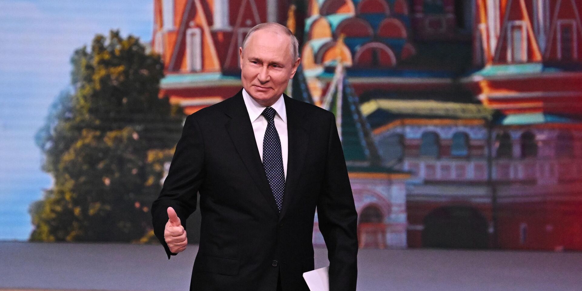 Президент РФ В. Путин принял участие в церемонии инаугурации мэра Москвы - ИноСМИ, 1920, 11.12.2023