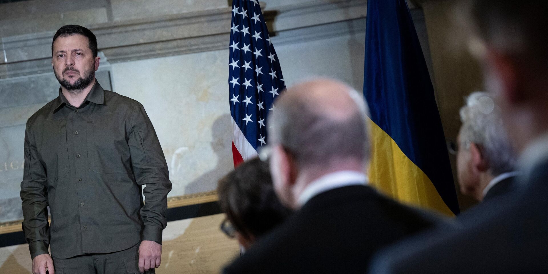 Президент Украины Владимир Зеленский во время визита в Вашингтон, США - ИноСМИ, 1920, 29.09.2023