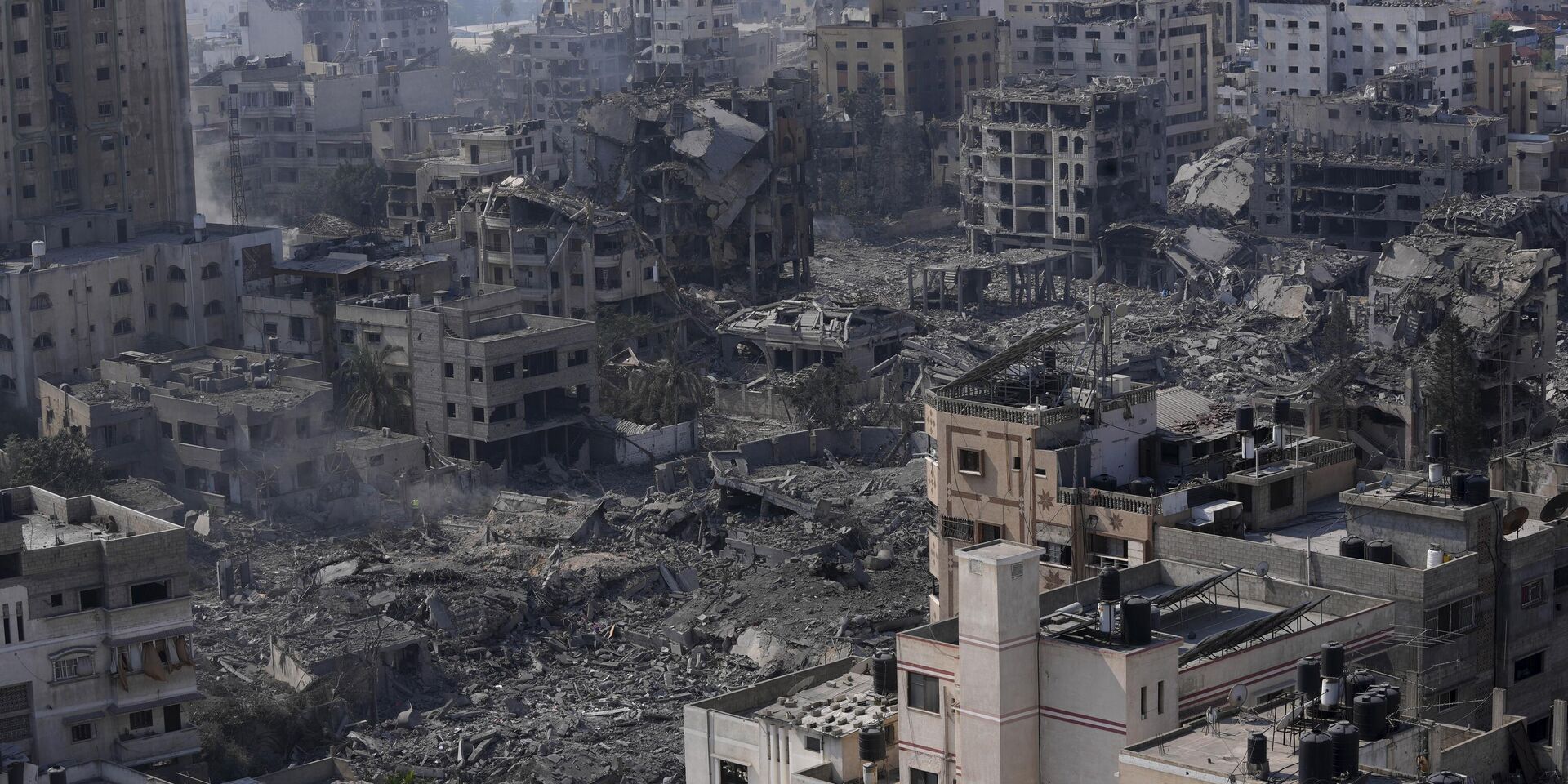 Последствия израильских ударов в Газе. 11 октября 2023 года. - ИноСМИ, 1920, 24.10.2023