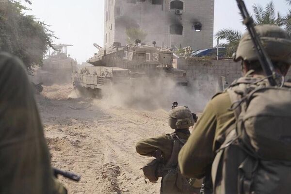 Наземная операция Израиля внутри сектора Газа 5 ноября 2023 года