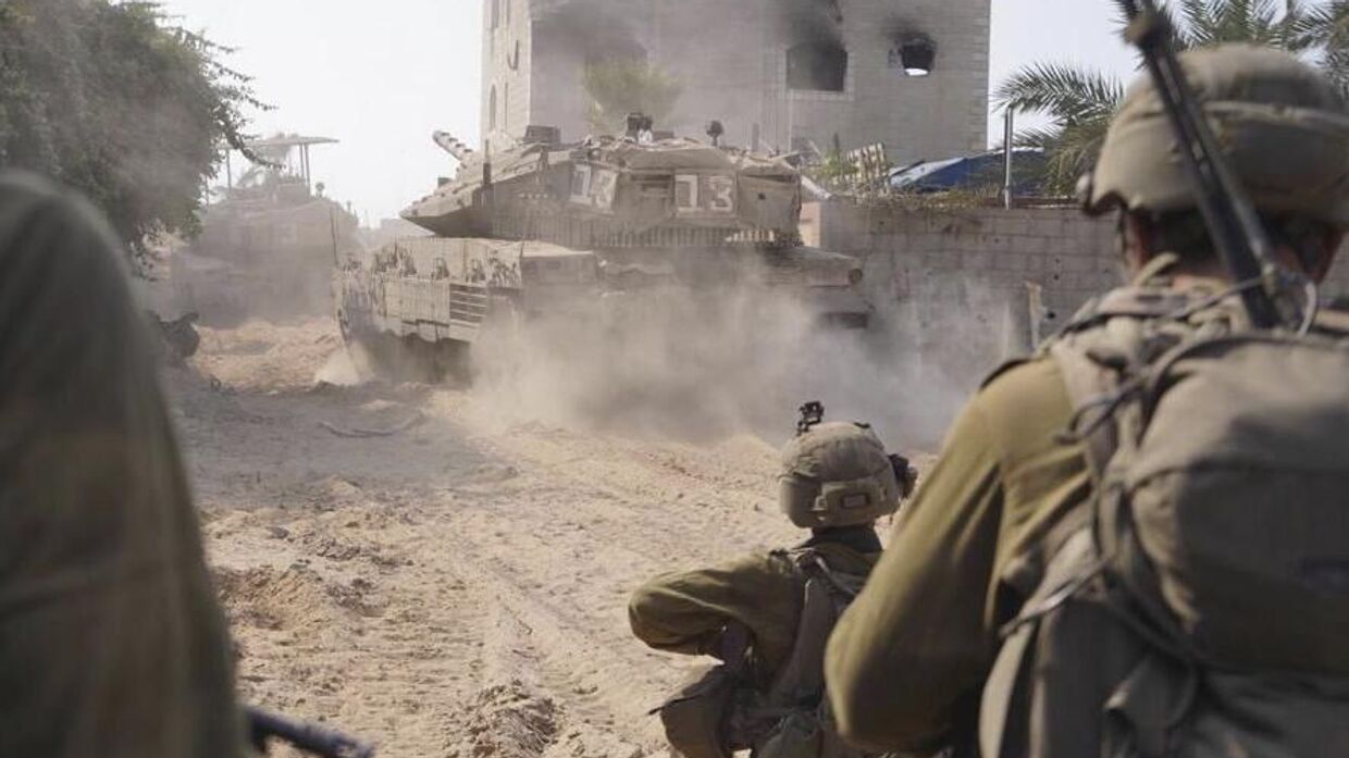 Наземная операция Израиля внутри сектора Газа 5 ноября 2023 года