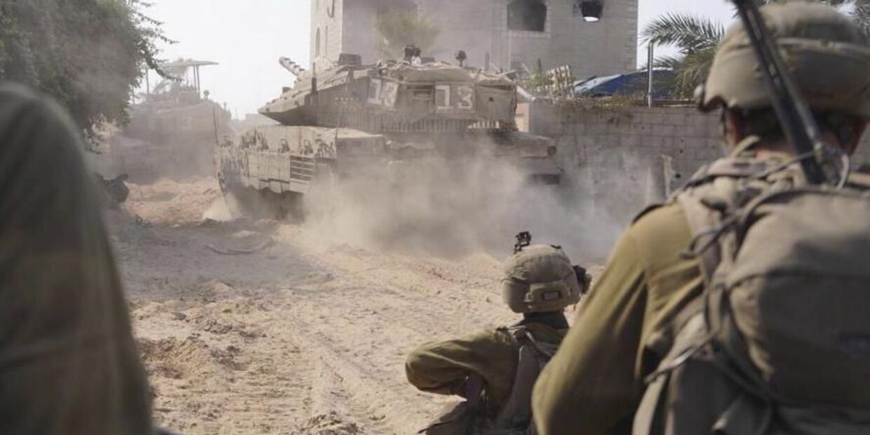 Наземная операция Израиля внутри сектора Газа 5 ноября 2023 года