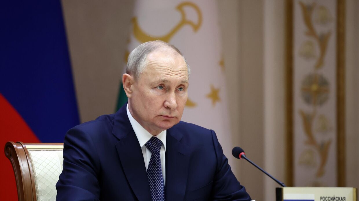 Президент РФ В. Путин принял участие в очередной сессии Совета коллективной безопасности ОДКБ