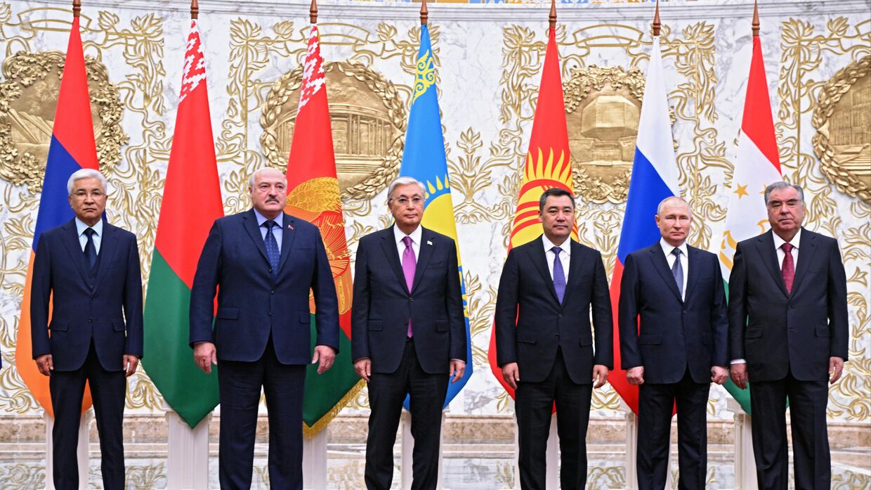 Президент РФ В. Путин принял участие в очередной сессии Совета коллективной безопасности ОДКБ