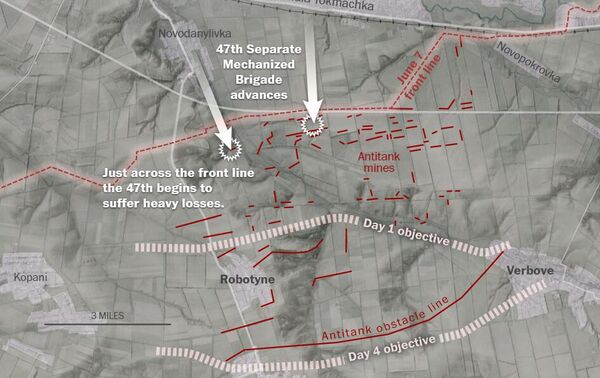 Карта боевых действий