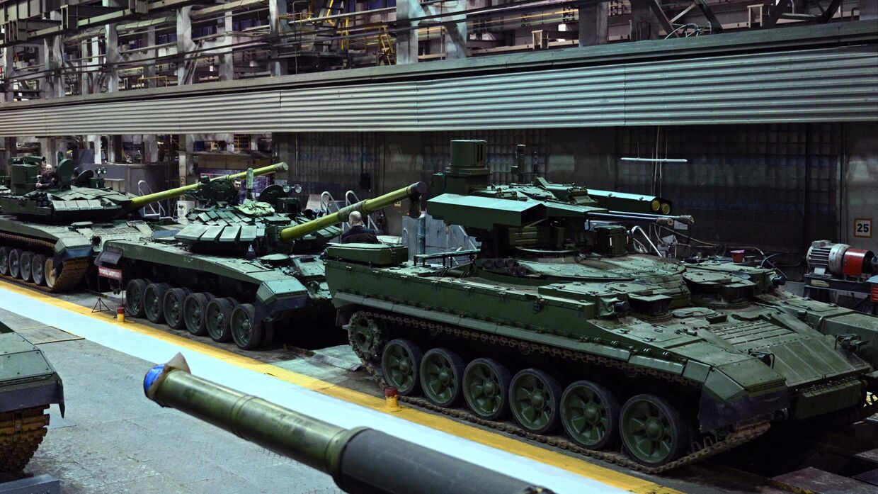 Производство танков на Уралвагонзаводе