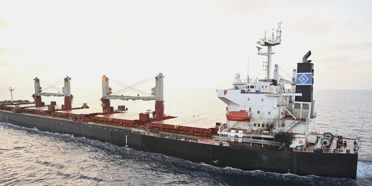Принадлежащее США судно Genco Picardy подверглось атаке беспилотника с бомбой, запущенного йеменскими повстанцами-хуситами в Аденском заливе