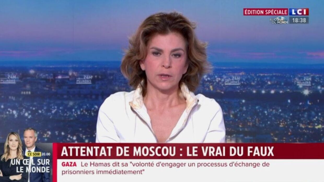 Французская журналистка не сдержалась и похвалила Украину за теракт в Крокусе