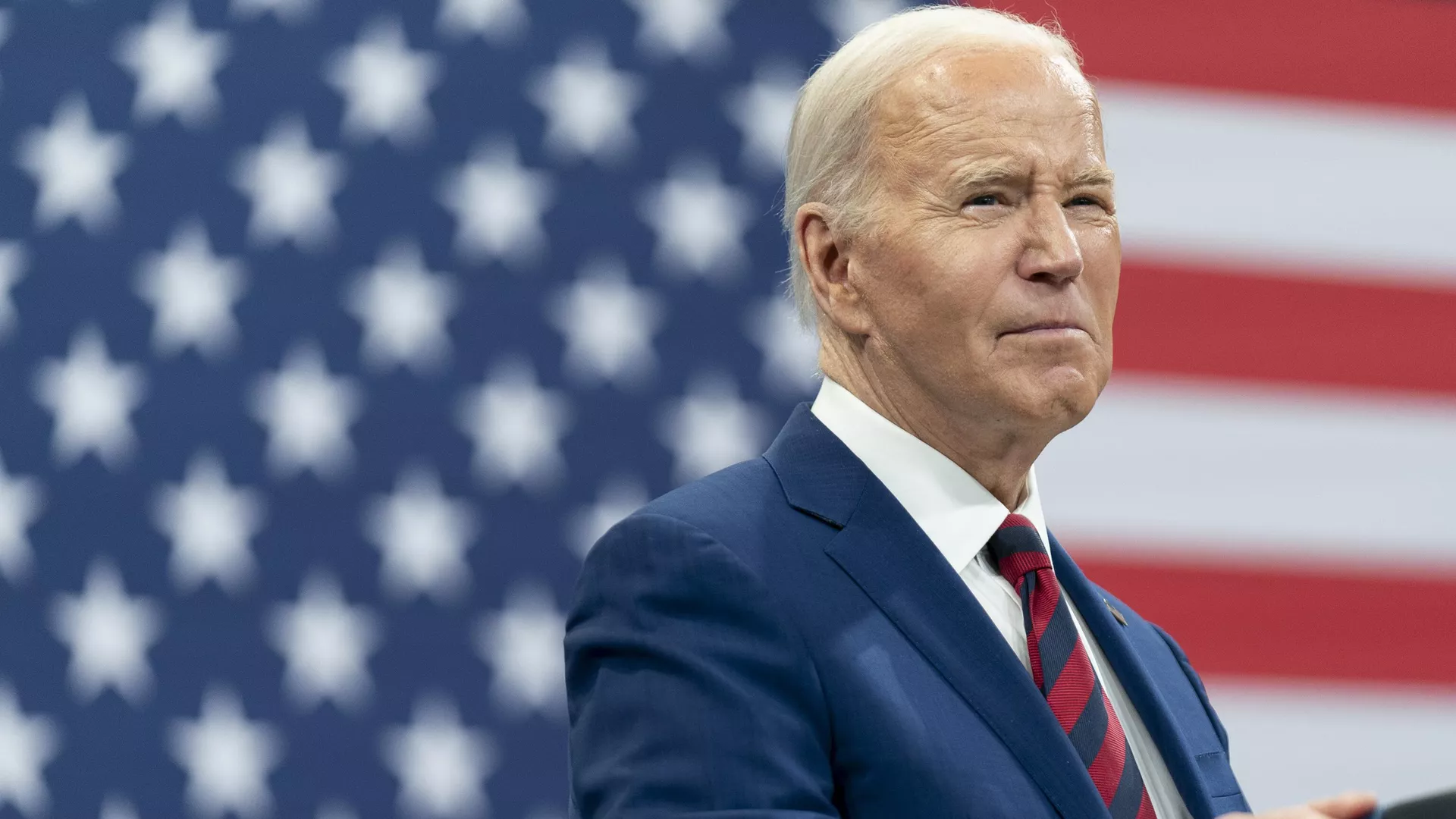 Americký prezident Joe Biden hovorí počas kampane s viceprezidentkou Kamalou Harrisovou v Raleigh v Severnej Karolíne v utorok 26. marca 2024. - InoSMI, 1920, 27.06.2024