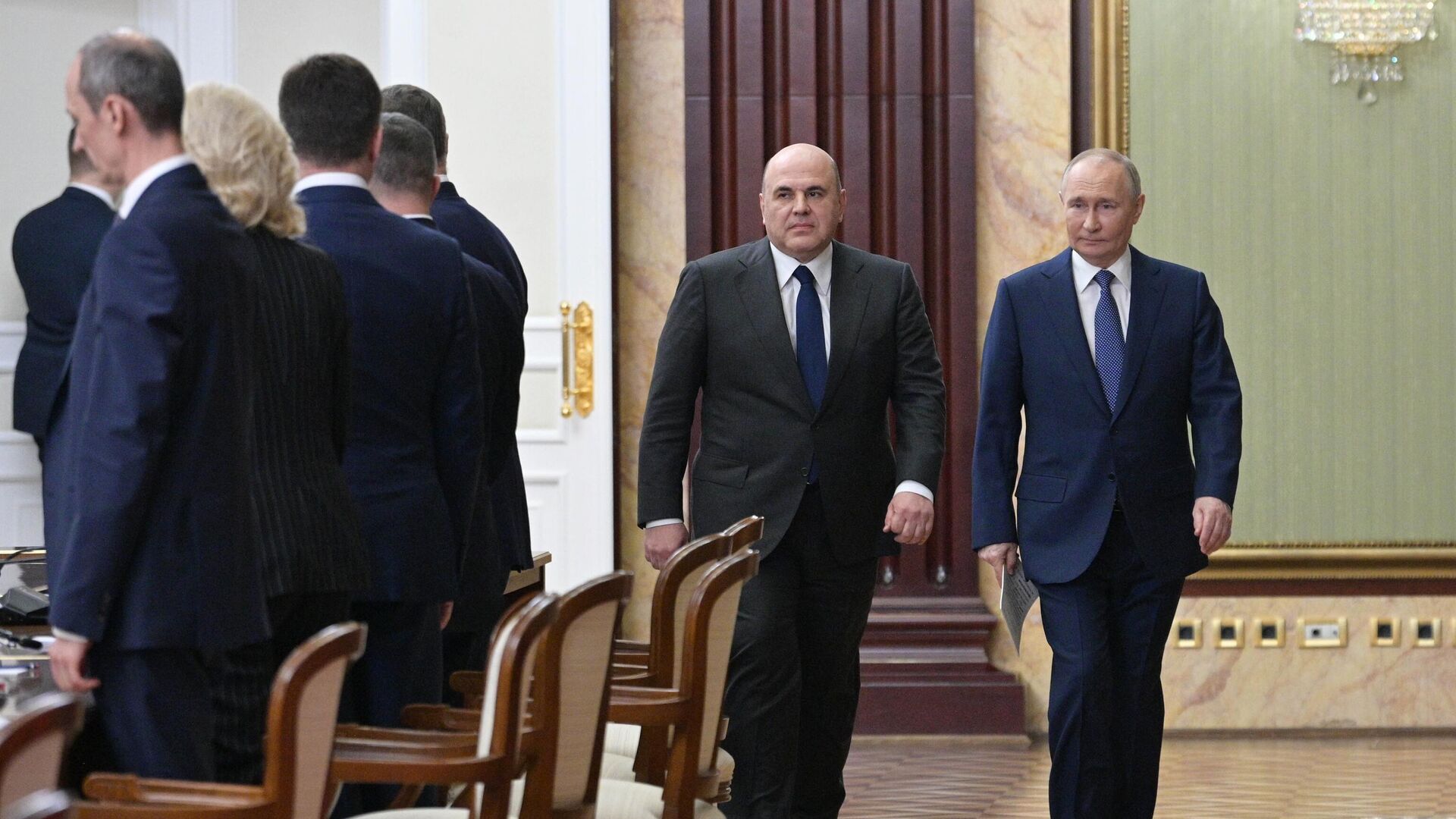 Президент Владимир Путин провел встречу с членами правительства - ИноСМИ, 1920, 07.05.2024