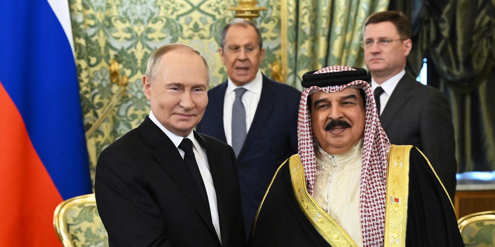 Король Бахрейна провел переговоры с президентом Путиным и призвал Россию поддержать проведение мирной конференции по ближневосточному урегулированию