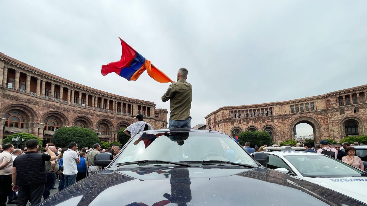 Акция протеста в Ереване