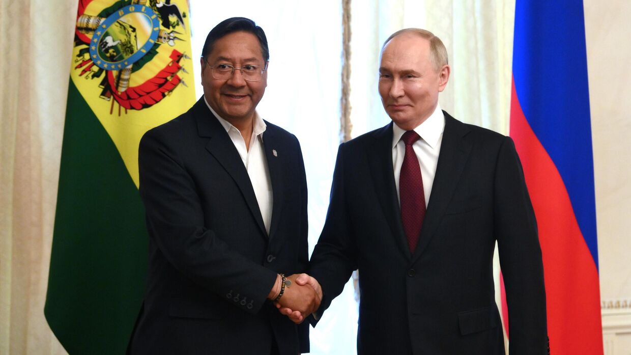 Президент Владимир Путин встретился с президентом Боливии Луисом Арсе