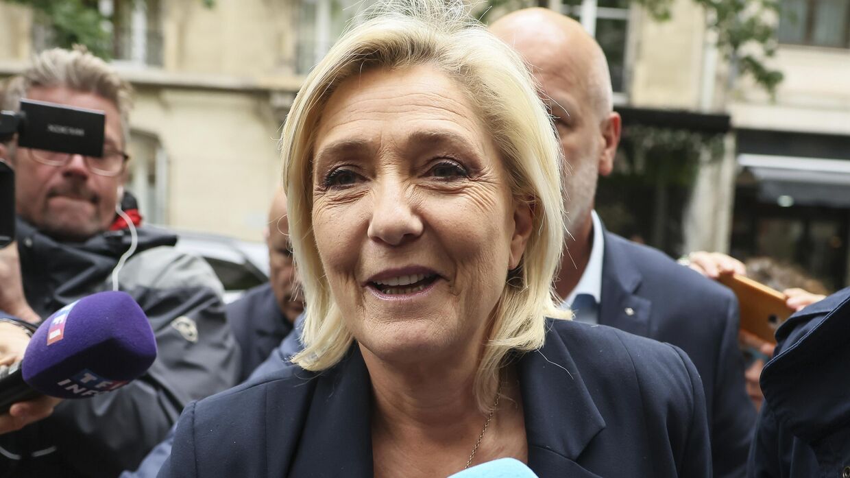 Лидер французских ультраправых Марин Ле Пен
